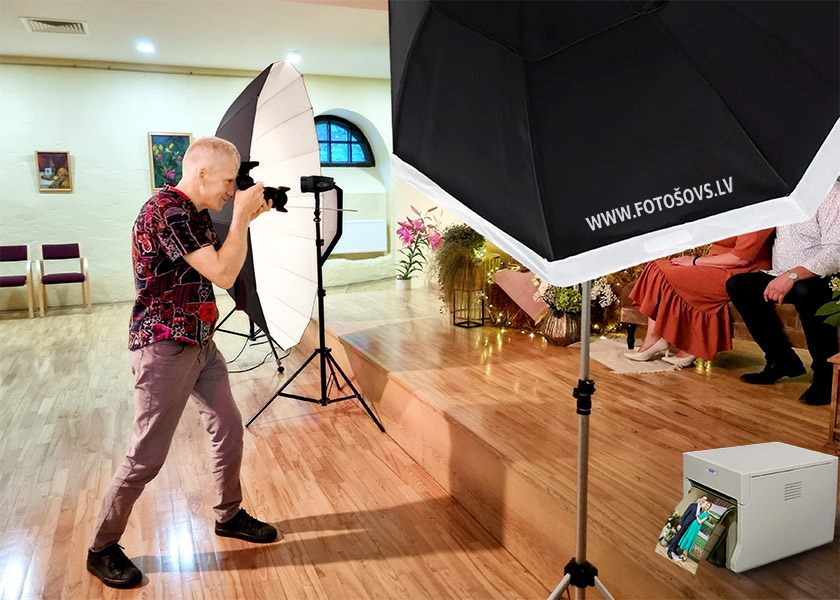 Event photographer with print on-site